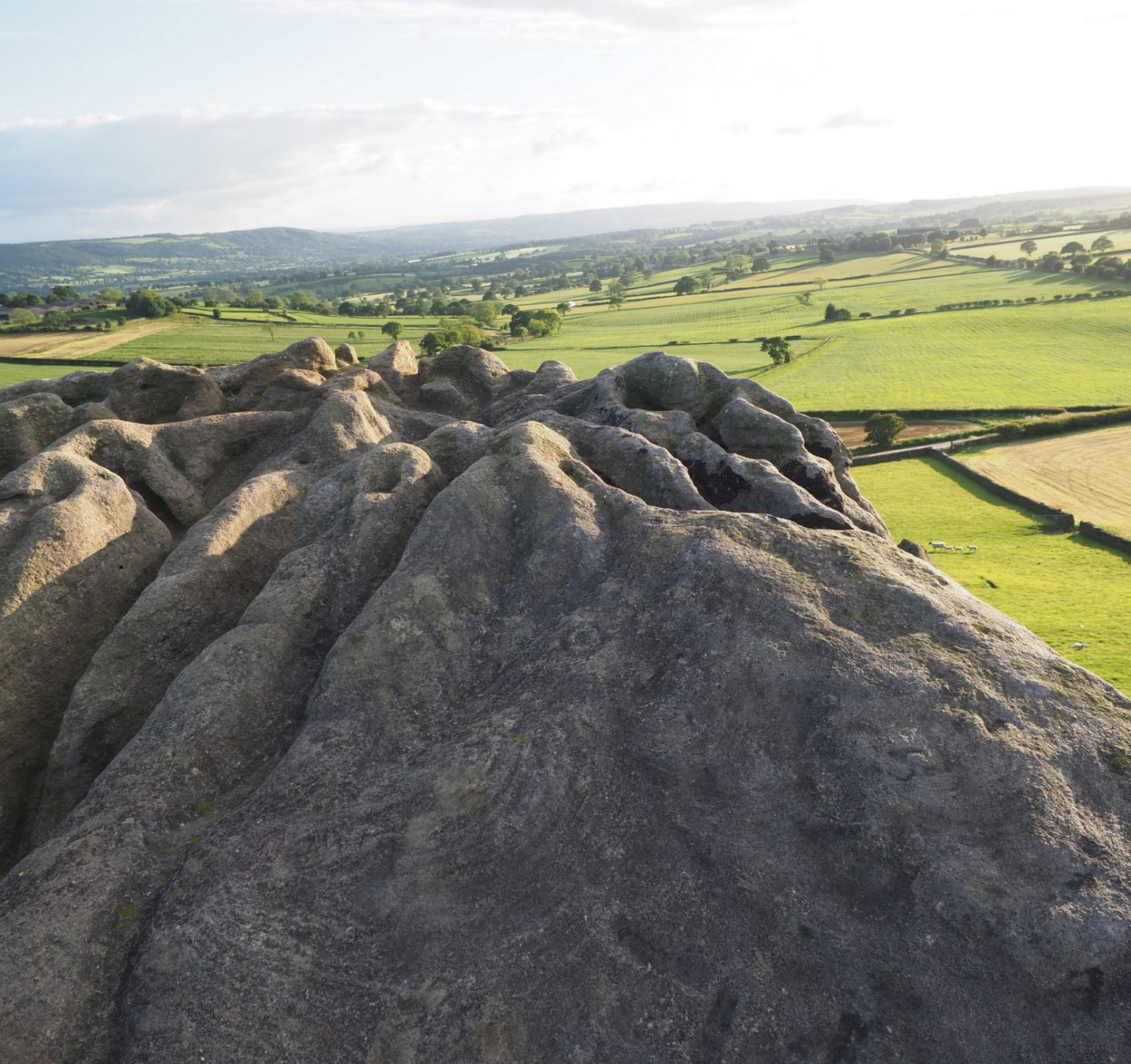 Almscliffe Crag carving, North Rigton, North Yorkshire